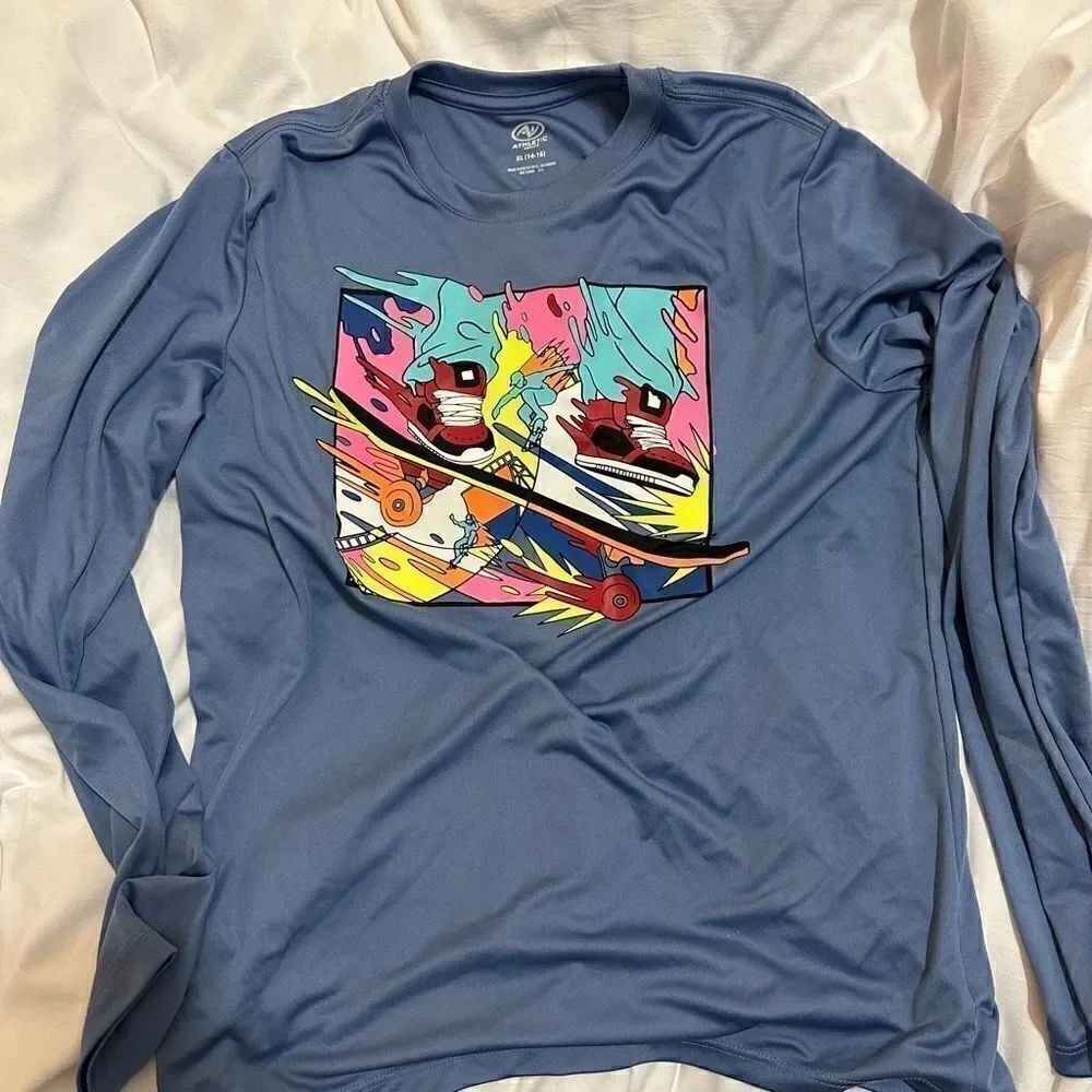 Athletic works boys long sleeve T-shirt size 14